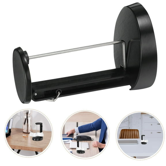 COMPUKAS Desk Bill Ticket Stand Stabber in Black Metal for Receipt and Document Management