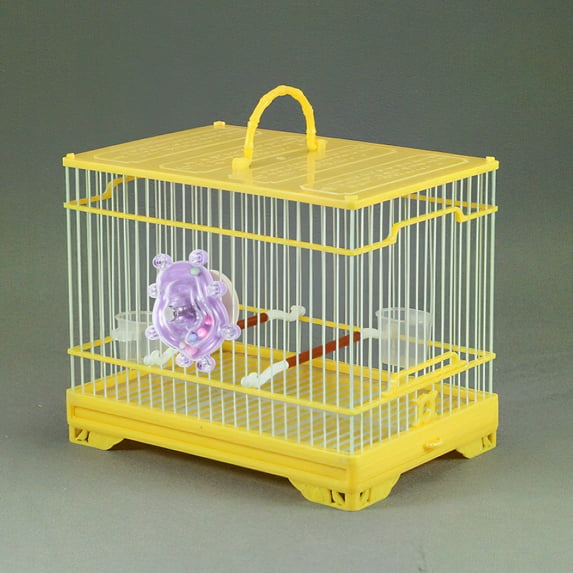 COMPUKAS Durable Interactive Violet Chewing Fun Toy for Parrots Safe Easy Installation Playtime Activity 4.5x3.5 Inches