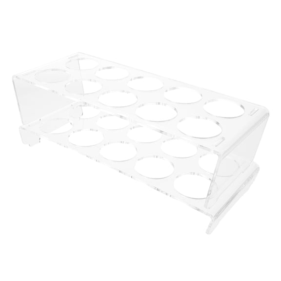 COMPUKAS Egg Storage For Refrigerator Clear Acrylic Easy Visibility 1 Set