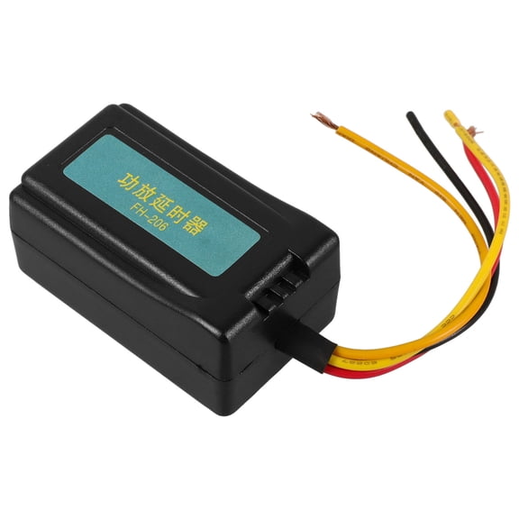 COMPUKAS Electric Delay Timer Switch 12V Relay for Car Audio Delay Start Prevents Circuit Damage