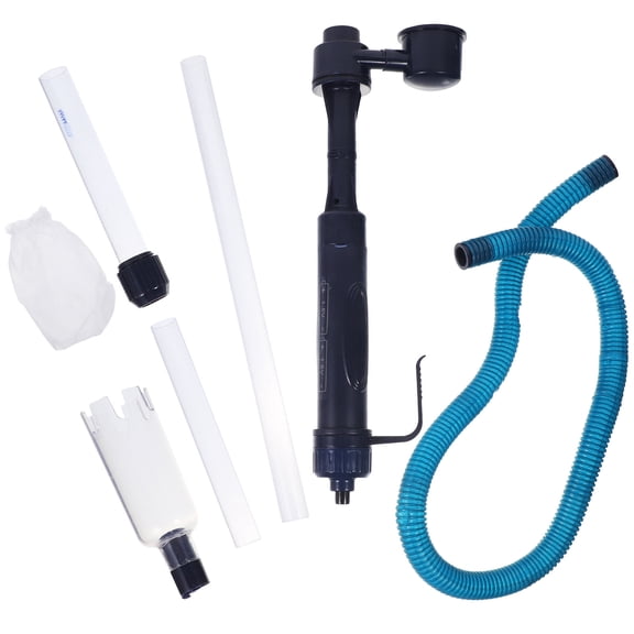 COMPUKAS Electric Aquarium Fish Cleaner with Efficient Water Siphon Pump for Easy Maintenance and Quick Setup