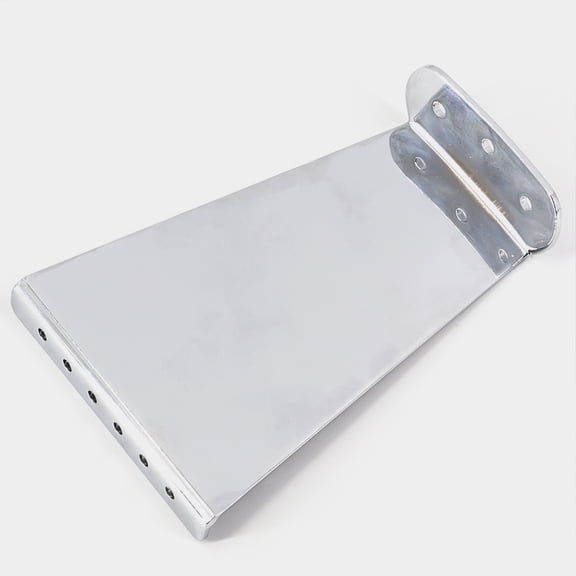 COMPUKAS Electric Guitar Bridge 1Set Metal Silver Jazz Style Replacement Part for 6String Jazz Guitar