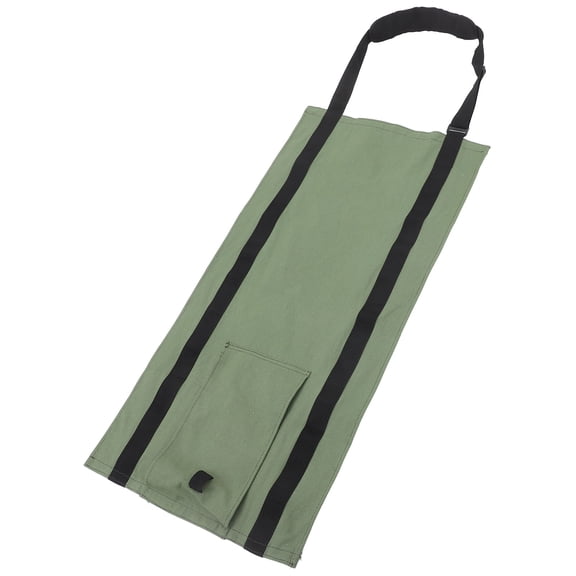 COMPUKAS Firewood Log Carrier Tote Made from Durable Canvas for Fire Pit and Wood Stove