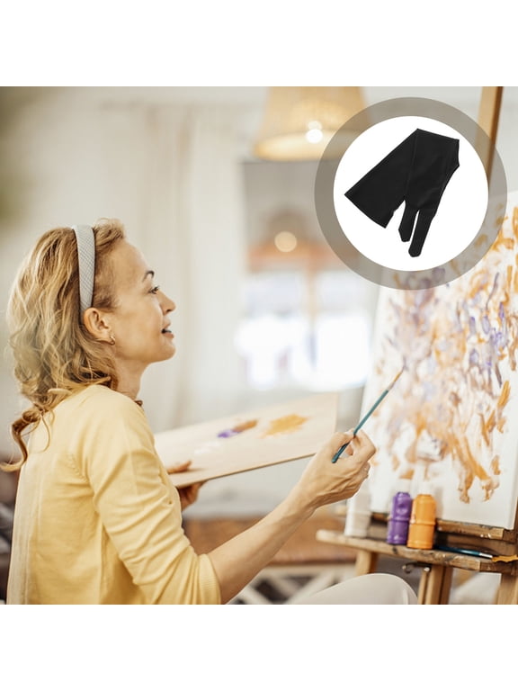 Flexible Black Artist Sketching Glove for Digital Drawing and Painting