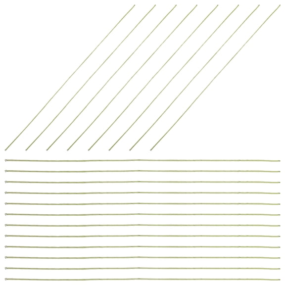 COMPUKAS Flexible Green Floral Stem Wire for Diverse Decorative Projects 200Pcs