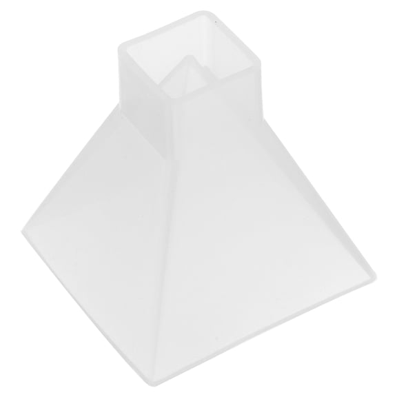 COMPUKAS Flexible Silicone Pyramid Mold for Epoxy Resin Crafts, Easy Release Casting Mold for Jewelry and Art Projects