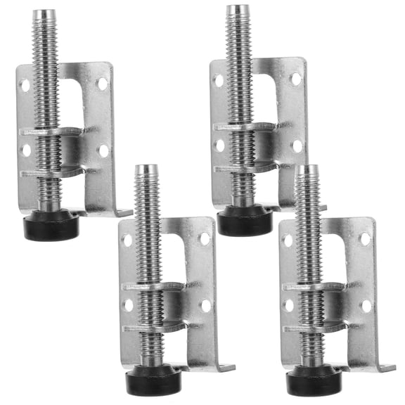 COMPUKAS 4-Pack Adjustable Furniture Leveler Legs with PVC and Cold Rolled Steel for Sofas, Desks, Workbenches Support