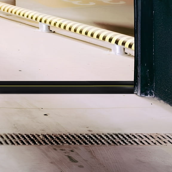 COMPUKAS Garage Door Side Seal Strip Garage Door Seal Side Rubber Enhanced Security 1Set