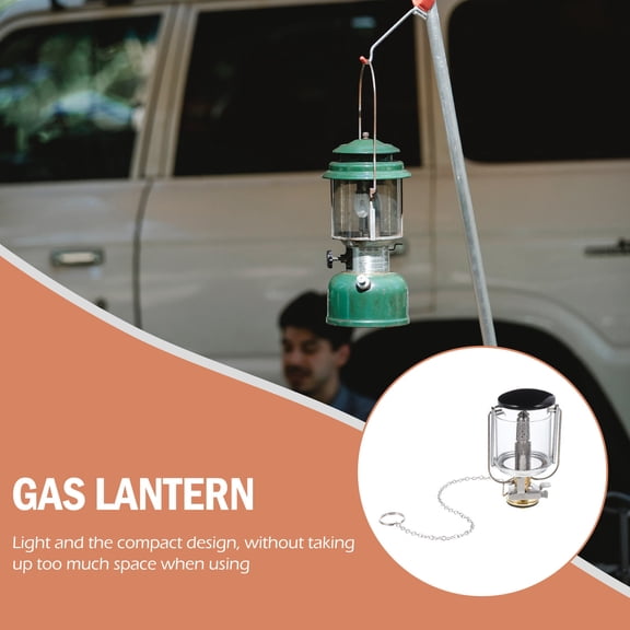 COMPUKAS Camping Gas Lantern Compact Durable Outdoor Lighting Assorted Color 1Set