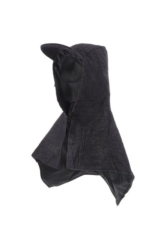 Denim Hat Dustproof Work Cap Grey 1Set for Cement Handling and Construction