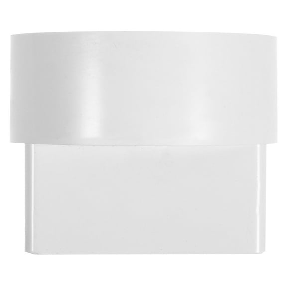 COMPUKAS Gutter Downspout Systems Downspout Drainage Connecting Part Abs Beige 1Pcs 4.6X4.6X3.5In Outdoor