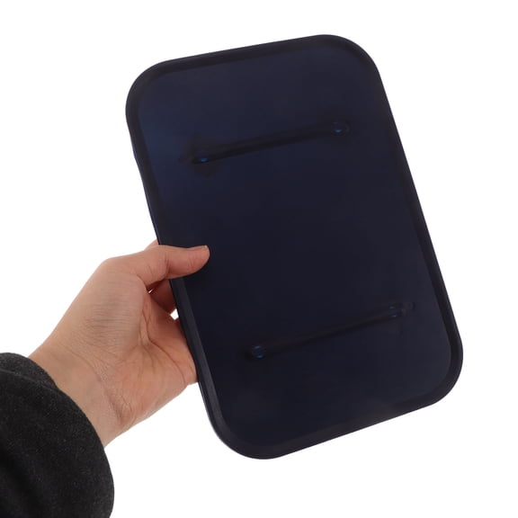 COMPUKAS Heat Resistant Silicone Insulation Pad Blue Iron Rest for Safe Home Ironing Protection
