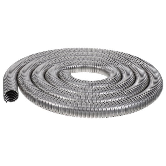 COMPUKAS Flexible Stainless Steel Cable Sleeve Plated Wire Protector Tubing for Electrical Wiring and Installation