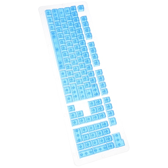 COMPUKAS Gaming Keycaps Transparent Design 4 Supplement Keys