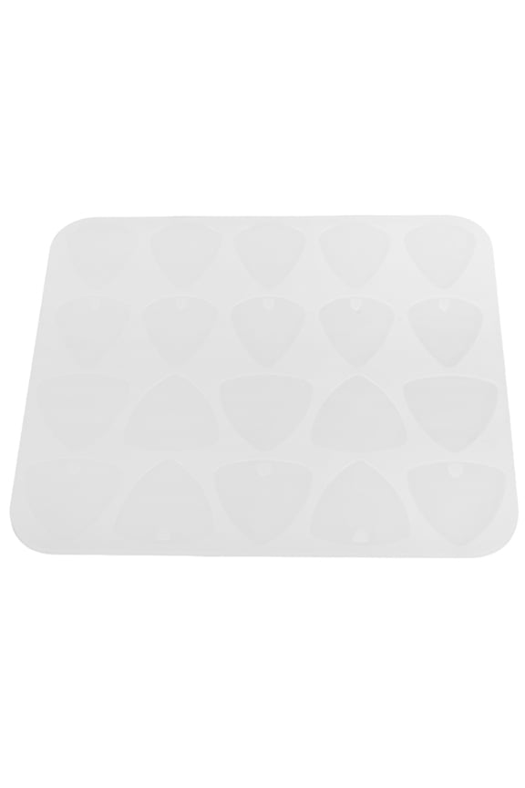 Silicone Flexible Keychain Making Mold in White, Professional Grade Crafting Tool, 1 Piece for Projects