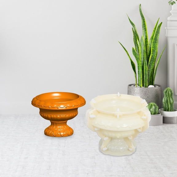 COMPUKAS Concrete Casting Molds for Crafting, Decorative Home Art Projects, and Designs