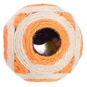 COMPUKAS Kitten Sisal Rope Six-Hole Rolling Cat Toy for Pet Activity
