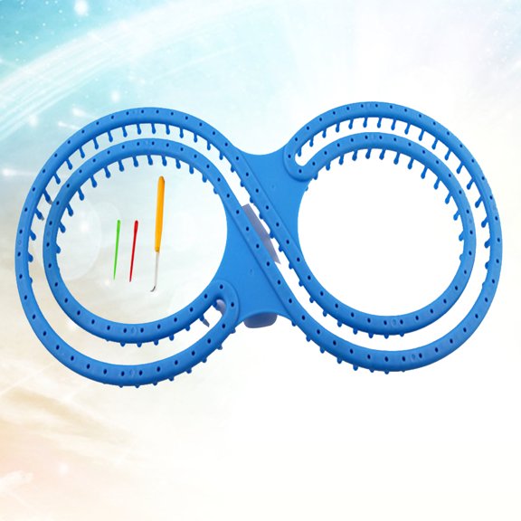 COMPUKAS Knitting and Crochet Tools for Beginners Blue 1 Set