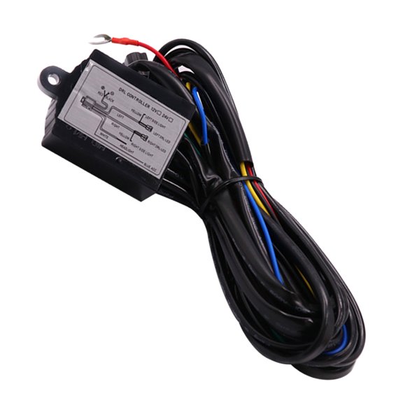 COMPUKAS LED Daytime Running Light Controller for Car Black Simple Install Waterproof