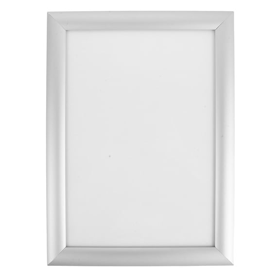 COMPUKAS Lightweight Plated Silver Aluminum Snap Frame for Poster and License Display in Elevator Or Office