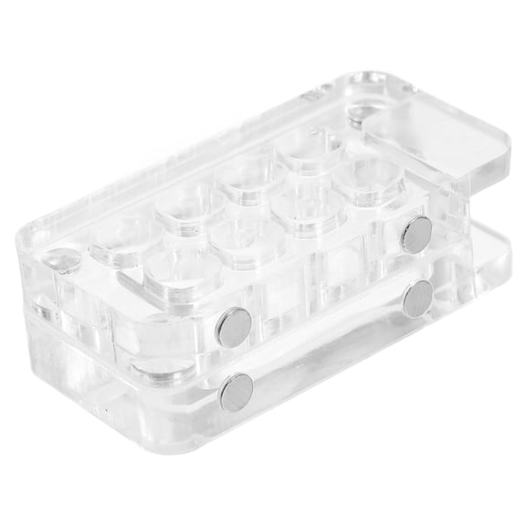 COMPUKAS Lightweight Transparent Pocket Paint Palette for Acrylic and Watercolor Mixing