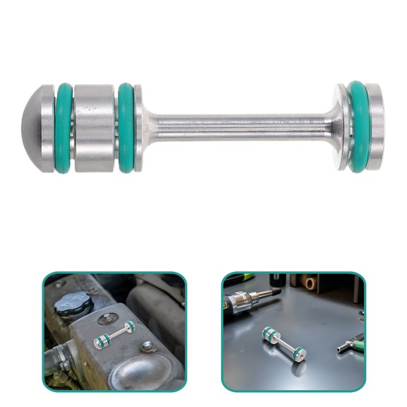COMPUKAS Machined Aluminum Oil Passage Plug for Engine with Corrosion Resistant and Threaded Barbell Design