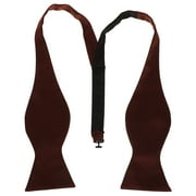 COMPUKAS Mens Polyester Bow Tie 1-Pack - Elegant Self-Tie Formal Accessory for Weddings, Parties, and Special Events