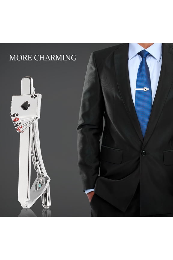 Men's Tie Clip Alloy Metal Accessory for Suits, Perfect for Office, Meetings, and Special Occasions