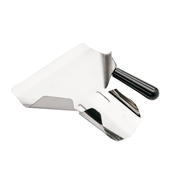 COMPUKAS Popcorn Shovel Stainless Steel Serving Scooper Plated Silver for Dry Goods
