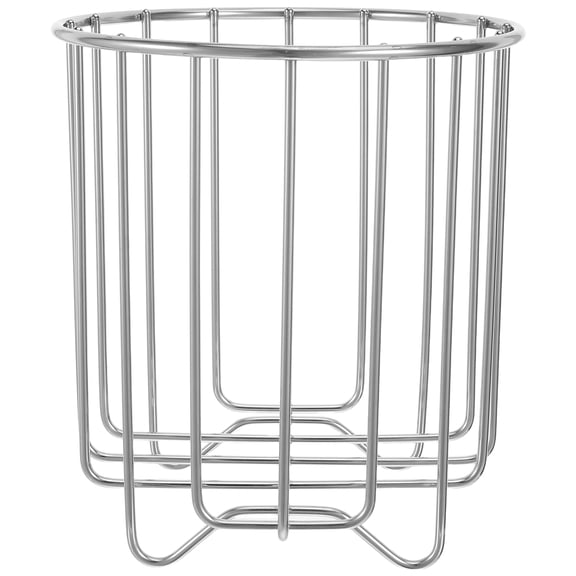COMPUKAS Stainless Steel Kitchen Trash Bag Holder Rack with Vent Holes