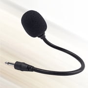 COMPUKAS Condenser Microphone 3.5mm Omnidirectional for Phone Use Black