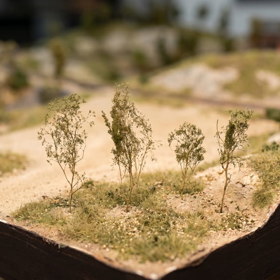 COMPUKAS Easy Assembly Green Model Trees for Architecture and Diorama Crafts