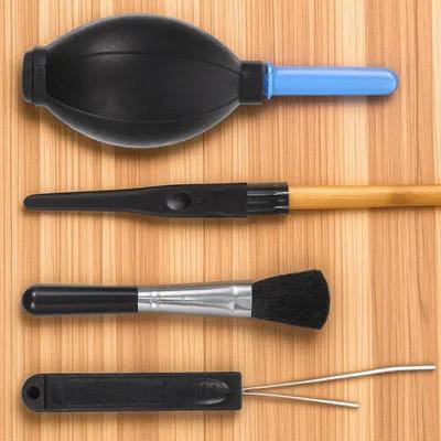 COMPUKAS Multi Purpose Keyboard Cleaning Tools, Brush and Key Puller for Desk Devices