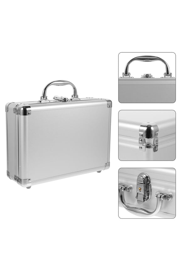 Hard Aluminum Storage Case with Foam Inserts for Versatile Use