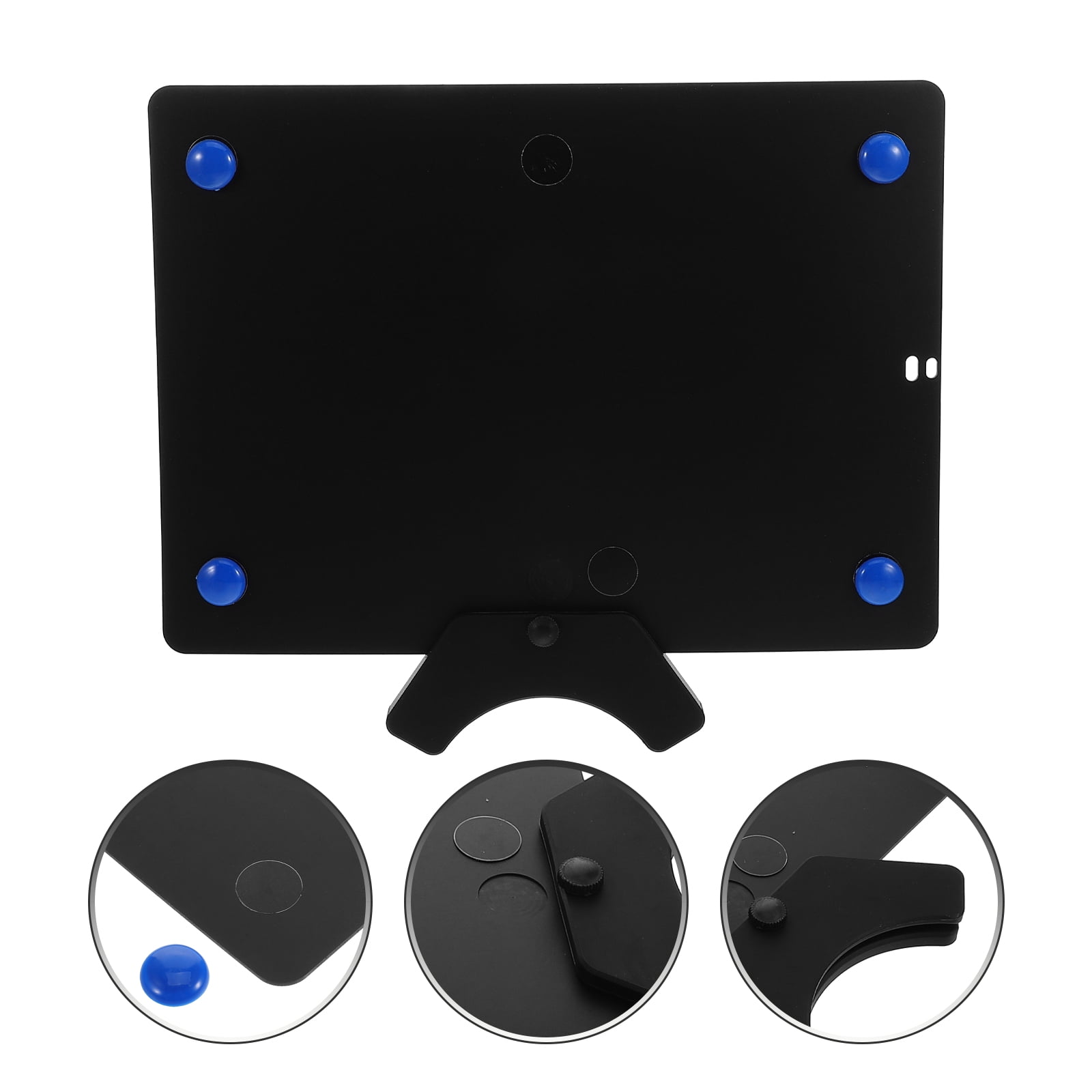 COMPUKAS Black Plastic Sheet Music Stand with Sleek Design, Music Accessories, 1 Pack for Musicians
