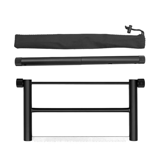 COMPUKAS Outdoor Folding Bow Saw Black Aluminum Alloy Pack Saw for Wood Cutting