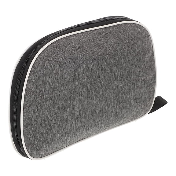 COMPUKAS Durable Table Tennis Bat Bag Grey Oxford Fabric with Multiple Compartments