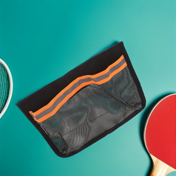 COMPUKAS Ping Pong Paddle Case and Mesh Bag Organizer for Tennis Racket Storage and Game Room Use