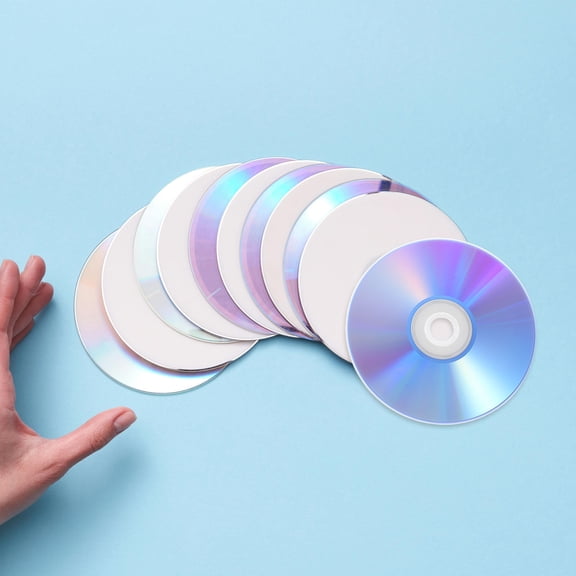 COMPUKAS Plastic Blank Cd Disc Storage Media for Audio Recording and Video Burning