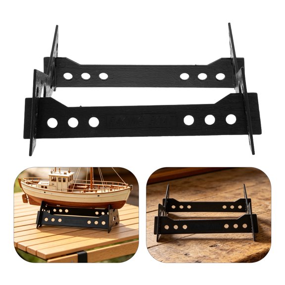 COMPUKAS Plastic Model Boat Display Holder with Modular Design for Easy Transport