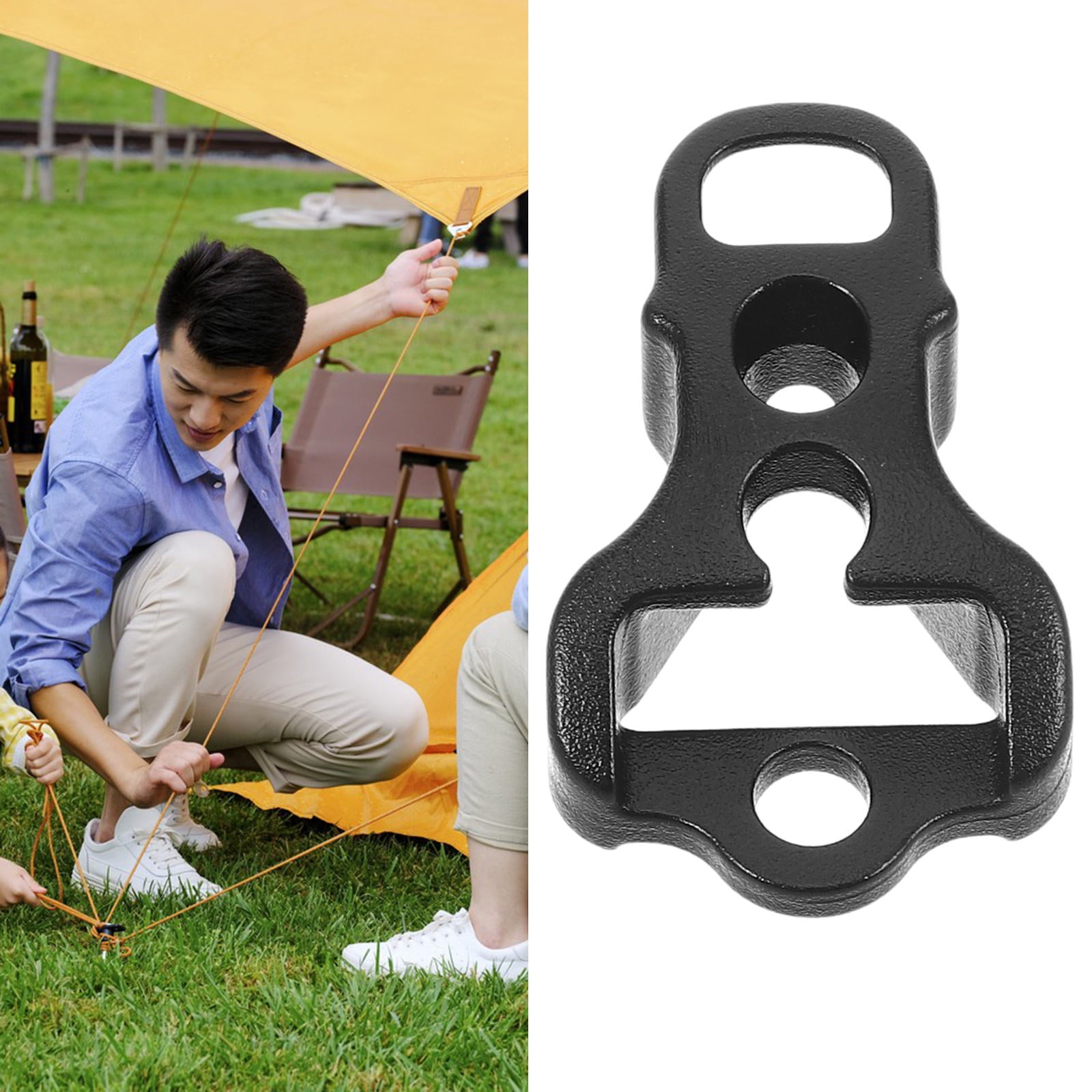 COMPUKAS Plastic Tent Rope Tighteners for Camping, , Secure Outdoor ...