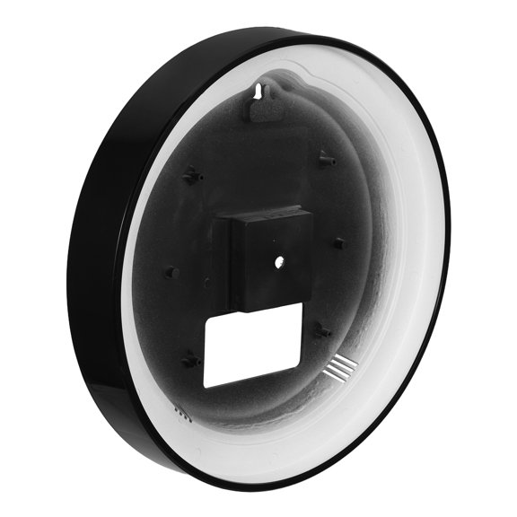 COMPUKAS Plastic Wall Clock Back Panel 12 Inch Black Round Cover for Clock Replacement
