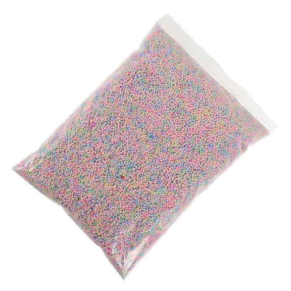 COMPUKAS Polystyrene Beads 50g Mini Round for Crafting and Present Fillers