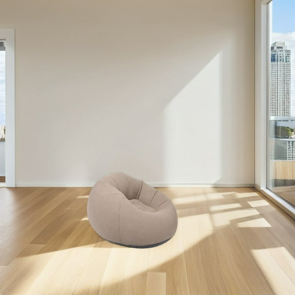 COMPUKAS Portable Bean Bag Chair Inflatable Sofa for Outdoor Relaxation 1PC