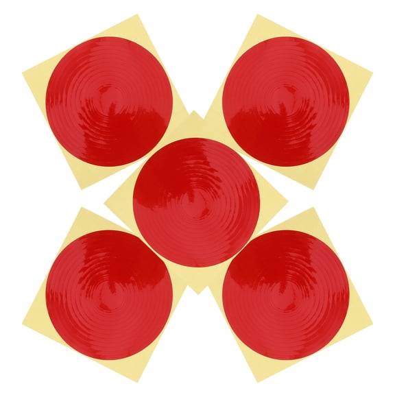 COMPUKAS Pressure Instrument Sticker Red Self-adhesive Sticker for Clear Pressure Indication 5 Sheets