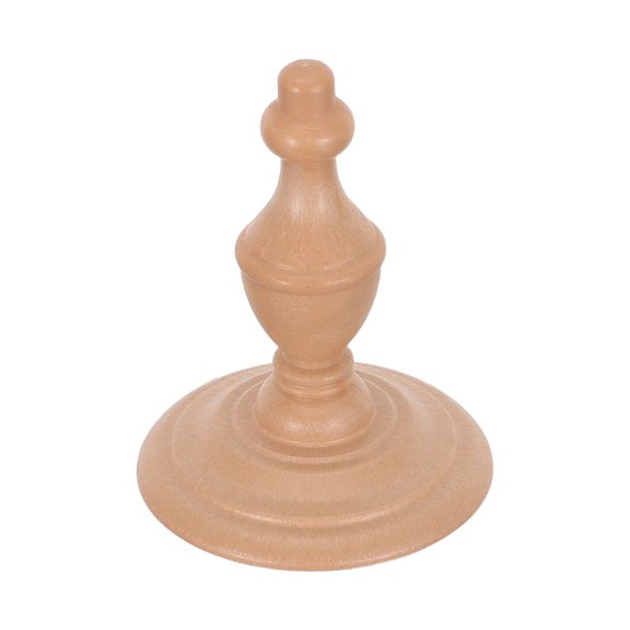 COMPUKAS Professional Mannequin Head Stand Base Khaki Durable Support for Wig and Hat Display
