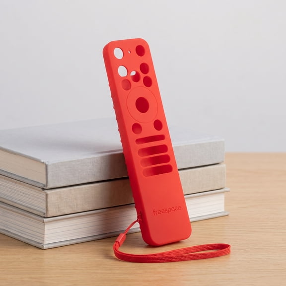 COMPUKAS Red Soft Silicone Remote Protector Case with Shockproof Design for Home Use and Enhanced Grip