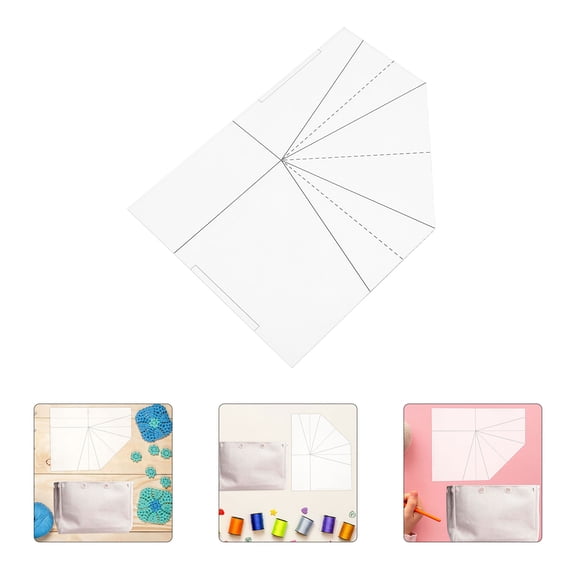 COMPUKAS Versatile Acrylic Sewing Template for Tote Bags Picnic and Lunch Bags