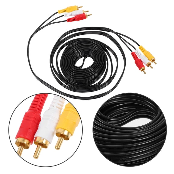 COMPUKAS Signal Patch Cable For Dvd Player And Home Theater Systems Multi 1Set