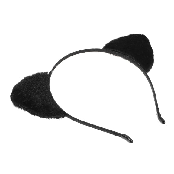 COMPUKAS Skincare Headband Cat Ears Hairband Plush 1Pack Facial Skincare Aid